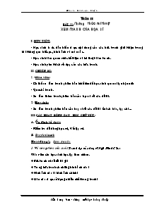 Giáo án lớp 4 môn Mĩ thuật - Tuần 11 - Bài 11: Thường thức mĩ thuật: Xem tranh của họa sĩ (Tiếp)