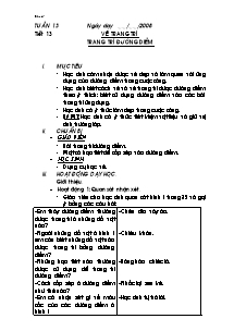 Giáo án lớp 4 môn Mĩ thuật - Tuần 13 - Tiết 13: Vẽ trang trí: Trang trí đường diềm (Tiếp)