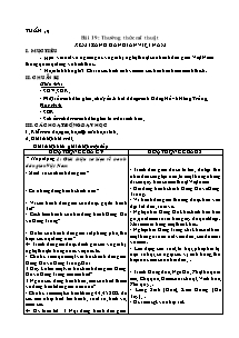 Giáo án lớp 4 môn Mĩ thuật - Tuần 19 - Bài 19: Thường thức mĩ thuật: Xem tranh dân gian Việt Nam (tiếp theo)