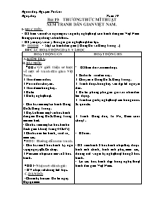 Giáo án lớp 4 môn Mĩ thuật - Tuần 19 - Bài 19: Thường thức mĩ thuật: Xem tranh dân gian Việt Nam (Tiết 1)