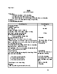 Giáo án lớp 4 môn  Toán: Dãy số tự nhiên