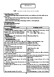 Giáo án lớp 4 môn Toán học Tuần 4 - Tiết 16: So sánh và xếp thứ tự các số tự nhiên