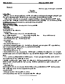 Giáo án Tập đọc - Tuần 14: Chú đất nung