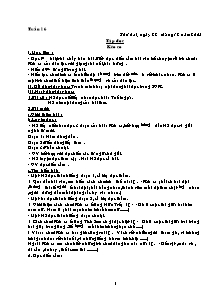 Giáo án Tập đọc - Tuần 16: Kéo co