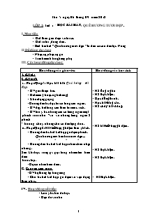 Giáo án lớp 1 môn Âm nhạc - Tiết 1:  Học bài hát: Quê hương tươi đẹp