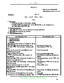 Giáo án lớp 1 môn Âm nhạc - Tuần 25 - Tiết 25: Học hát: Bài quả (tiếp)