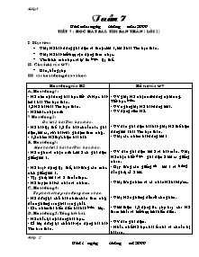 Giáo án lớp 1 môn Âm nhạc - Tuần 7 - Tiết 7 : Học hát bài: Tìm bạn thân ( lời 2)