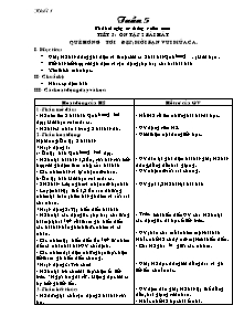 Giáo án lớp 1 môn Mĩ thuật - Tiết 5: Ôn tập 2 bài hát quê hương tươi đẹp; mời bạn vui múa ca