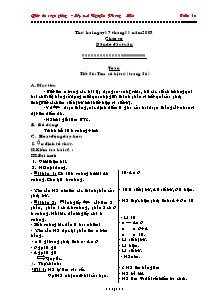 Giáo án lớp 2 Tuần 12 - môn Toán - Tiết 56: Tìm số bị trừ