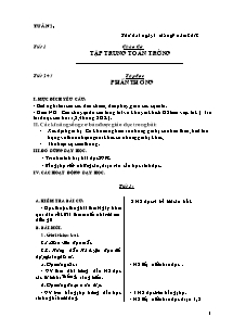 Giáo án lớp 2 Tuần 2 - Tiết 2, 3: Tập đọc: Phần thưởng