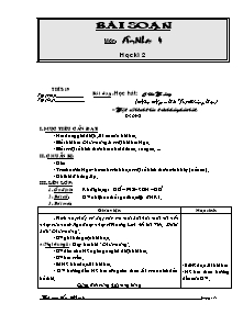 Giáo án lớp 4 môn Âm nhạc - Tiết 19: Học hát: Chúc Mừng (Tiếp)