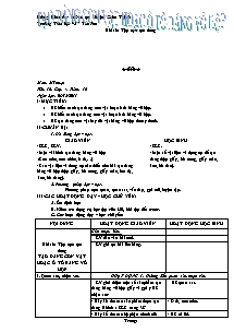 Giáo án lớp 4 môn Mĩ thuật - Tuần 16 - Tiết 16 - Bài 16: Tập nặn tạo dáng: Tạp dáng con vật hoặc ô tô bằng vỏ hộp