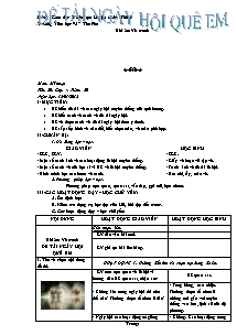 Giáo án lớp 4 môn Mĩ thuật - Tuần 20 - Tiết 20 - Bài 20: Vẽ tranh: Đề tài ngày hội quê em