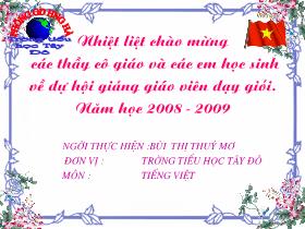 Giáo án lớp 4 Môn Tập đọc: Con sẻ