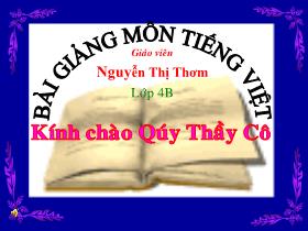 Giáo án lớp 4 môn Tập đọc: Tập đọc: Ông trạng thả diều