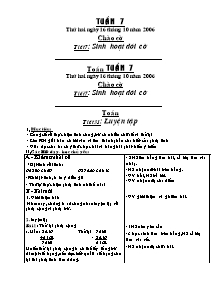 Giáo án lớp 4 môn Toán - Tiết 31: Luyện tập