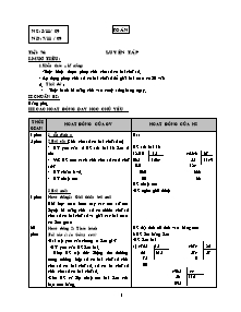 Giáo án lớp 4 môn Toán - Tiết 76: Luyện tập