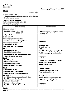 Giáo án lớp 4 môn Toán - Tuần 16: Luyện tập (tiếp)