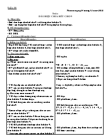 Giáo án lớp 4 môn Toán - Tuần 18: Dấu hiệu chia hết cho 9 (tiếp)