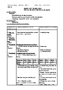 Giáo án lớp 4 môn Toán - Tuần 36: Trừ các số có ba chữ số (có nhớ một lần)