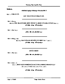 Giáo án lớp 4 Tiết 3: Đạo đức: Tiết kiệm tiền của ( tiết 2)