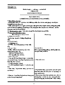 Giáo án lớp 4 Tuần 21 - môn Tập đọc - Tiết 41: Anh hùng lao động Trần Đại Nghĩa