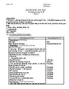 Giáo án lớp 4 Tuần 28 - Môn Chính tả: Ôn tập giữa học kì II (tiết 2)