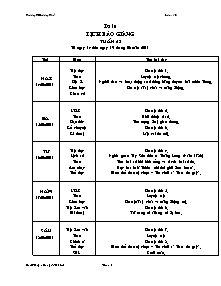 Giáo án lớp 4 Tuần 29 - Tuần 28 môn : Tập đọc - Tiết  1 bài : Ôn tập tiết 1