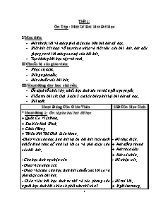 Giáo án lớp 5 môn Âm nhạc - Tiết 1: Ôn tập : Một số bài hát đã học (Tiết 22)