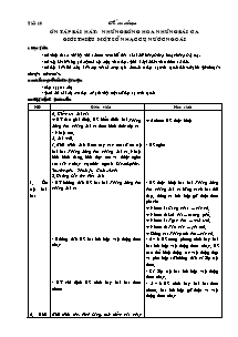 Giáo án lớp 5 môn Âm nhạc - Tiết 10: Ôn tập bài hát: Những bông hoa những bài ca giới thiệu một số nhạc cụ nước ngoài