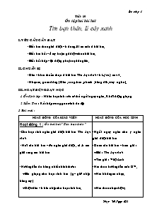 Giáo án lớp 5 môn Âm nhạc - Tiết 10: Ôn tập hai bài hát: Tìm bạn thân, Lí cây xanh