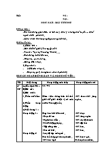 Giáo án lớp 5 môn Âm nhạc - Tiết 12: Học hát : Bài ước mơ (tiết 1)