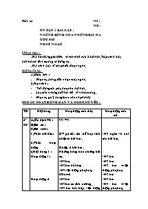 Giáo án lớp 5 môn Âm nhạc - Tiết 14: Ôn tập 2 bài hát : Bhững bông hoa những bài ca - Ước mơ - Nghe nhạc