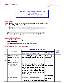 Giáo án lớp 5 môn Âm nhạc - Tiết 16: Học hát : Bài đất nước tươi đẹp sao