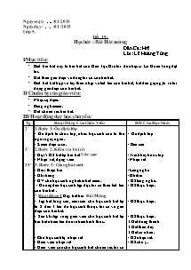 Giáo án lớp 5 môn Âm nhạc - Tiết 19: Học hát : Bài hát mừng (Tiếp)