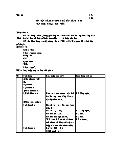 Giáo án lớp 5 môn Âm nhạc - Tiết 22: Ôn tâp bài hát : Tre ngà bên lăng Bác - Tập đọc nhạc : Tập đọc nhạc số 6 (Tiết 3)