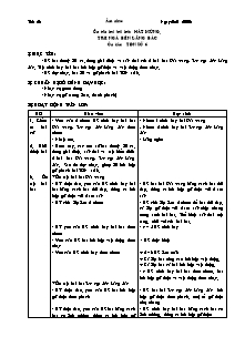 Giáo án lớp 5 môn Âm nhạc - Tiết 23: Ôn tập hai bài hát: Hát mừng, tre ngà bên lăng Bác - Ôn tập: Tập đọc nhạc số 6 (tiếp)