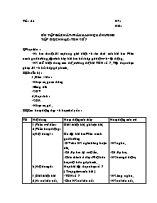 Giáo án lớp 5 môn Âm nhạc - Tiết 25: Ôn tập bài hát: Màu xanh quê hương - Tập đọc nhạc : Tập đọc nhạc số 7 (Tiếp theo)