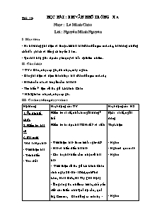 Giáo án lớp 5 môn Âm nhạc - Tiết 30: Học hát : Em vẫn nhớ trường xưa