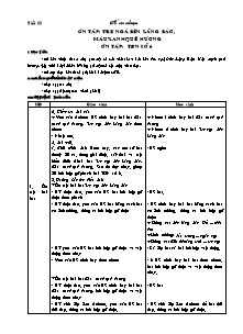 Giáo án lớp 5 môn Âm nhạc - Tiết 33: Ôn tập: Tre ngà bên lăng Bác, màu xanh quê hương ôn tập: Tập đọc nhạc số 6