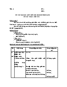 Giáo án lớp 5 môn Âm nhạc - Tiết 5: Ôn tập bài hát : Hãy giữ cho em bầu trời xanh ôn tập nhạc : Tập đọc nhạc số 2