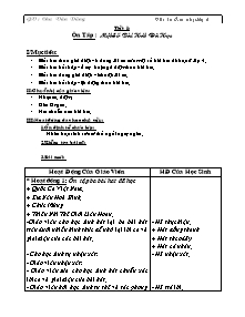 Giáo án lớp 5 môn Âm nhạc - Tuần 1: Tiết 1: Ôn tập : Một số bài hát đã học (Tiết 1)