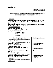 Giáo án lớp 5 môn Âm nhạc - Tuần 10 - Tiết 10: Ôn tập bài hát: Những bông hoa những bài ca. giới thiệu một số nhạc cụ nước ngoài (tiếp)