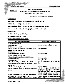 Giáo án lớp 5 môn Âm nhạc - Tuần 12: Học hát bài : Ước mơ