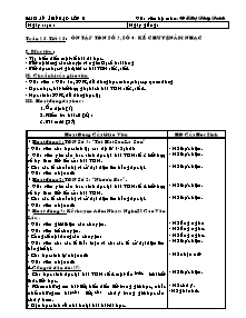 Giáo án lớp 5 môn Âm nhạc - Tuần 15 - Tiết 15: Ôn tập Tập đọc nhạc số 3, số 4 - kể chuyện âm nhạc