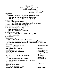 Giáo án lớp 5 môn Âm nhạc - Tuần 19:  Học hát bài: Hát mừng