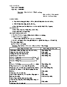 Giáo án lớp 5 môn Âm nhạc - Tuần 19 - Tiết 19: Học bài hát : Hát mừng