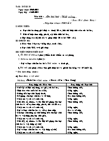 Giáo án lớp 5 môn Âm nhạc - Tuần 20 - Tiết 20: Ôn bài hát : Hát mừng - Tập đọc nhạc : Tập đọc nhạc số 5