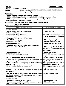 Giáo án lớp 5 môn Âm nhạc - Tuần 28 - Tiết 55 - Bài 28: Ôn tập 2 bài hát: Vườn xuân; Em vẫn nhớ trường xưa - Kể chuyện âm nhạc