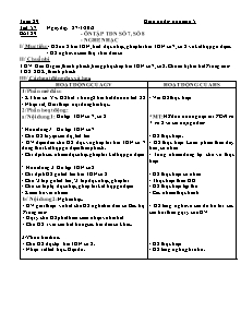 Giáo án lớp 5 môn Âm nhạc - Tuần 29 - Tiết 57 - Bài 29: Ôn tập Tập đọc nhạc số 7, số 8 - Nghe nhạc